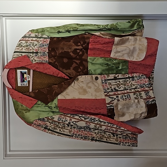 OTHER DESTINATION VINTAGE OVERSIZED BOHO BLAZER - Picture 2 of 12